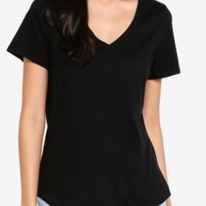 Banana Republic Women’s Black Basic Short Sleeve Top Size Medium